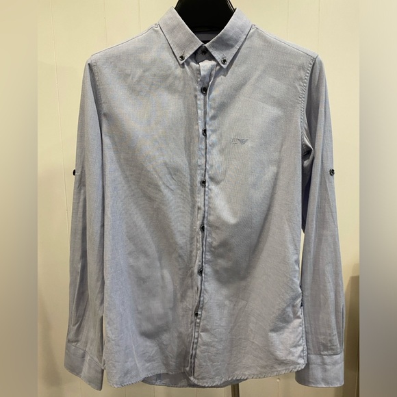 Armani Jeans Button Up Shirt Size Small - Picture 3 of 8